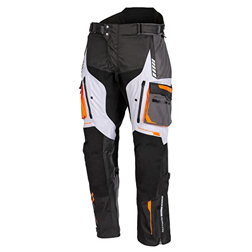 Tourmaster Highlander Pant - Waterproof, Abrasion-Resistant, And Thermally Insulated, With Ce Level-1 Safe-Tech Armor And Multiple Pockets For Adventure Touring And Motorcycle Riding #TOP21