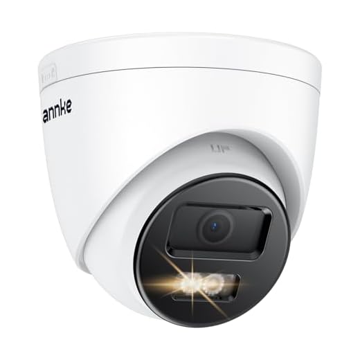 ANNKE C800 4K PoE IP-kamera utomhus, 8 MP PoE övervakningskamera med ljud, SD-kortplats, 30 m nattdom, stöder H.265/H.265+, IP67 väderbeständig, fjärråtkomst och smart rörelselarm