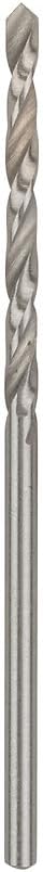 Bosch Professional Metal Drill Bits HSS-G With Diameter 2.5 mm, Working Length-30mm, Total Length - 57mm, Pack Of 10