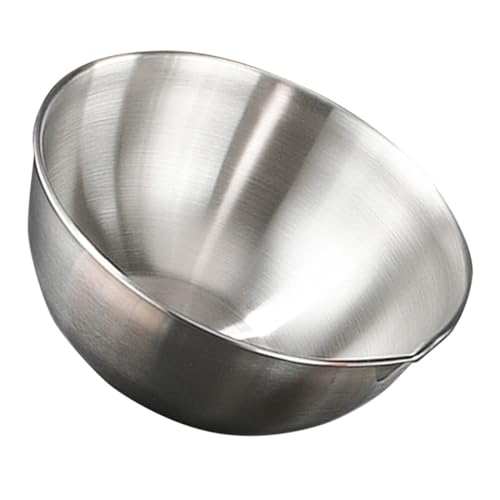 Tazón de acero inoxidable de gran capacidad para cocina, plateado miniatura 1