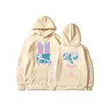 BANB Bts Hoodie K-pop Support Merch South Korea Cute Sweatshirt for Army Fans khaki-4XL