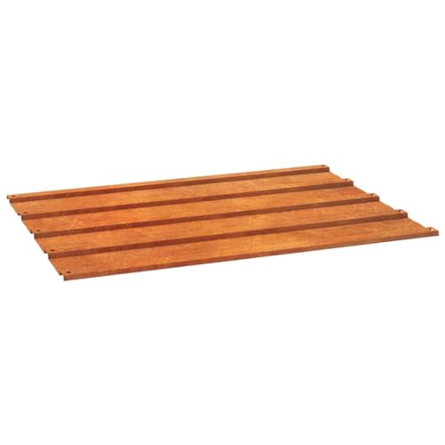 vidaXL 12× Paneles Tejado Lámina de Techo para Garaje Caseta Placa Cobertizos Casas Móviles Acero Corten Resistente a Corrosión Oxidado 60x44cm