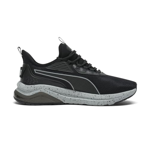 PUMA Mens Amplifier Speckle Lace Up Sneakers Shoes Casual - Black3
