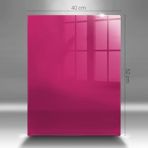 Planche à Découper Induction Wallfluent Protection Plaque Cuisson Rose 40x52 cm