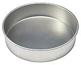 DecoPac 12 Inch 16 Gauge Aluminum Round Cake Pan, 12' W x 3' H, Made From Premium, Hardened Aluminium Alloy For Superior Durability, Uniform Wall Thickness for Even Rising