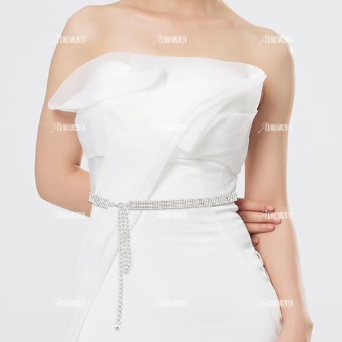 AUEAR, Women's Rhinestone Belt Shiny Crystal Waist Fashion Buckle for Women4