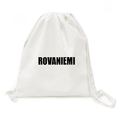 Sac à dos Voyage Rovaniemi Finlande en toile pour vos excursions