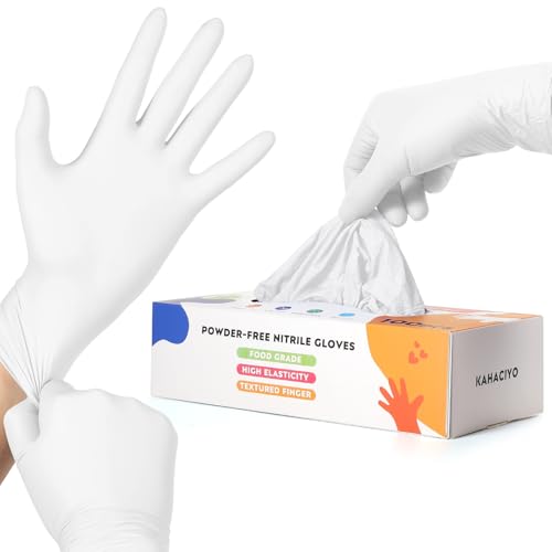 Kids Disposable Nitrile Gloves for 4-10 Years, Suitable for Cooking, Gardening, Painting, Powder and Latex Free-100 PCS