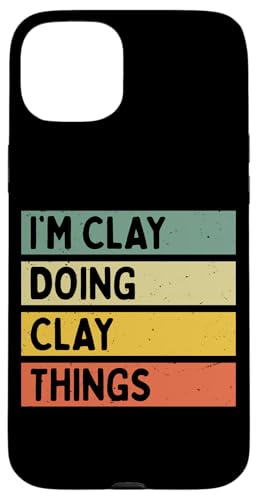 I'm Clay Doing Clay Things �ʔ������� �X�}�z�P�[�X iPhone 15 Plus �p