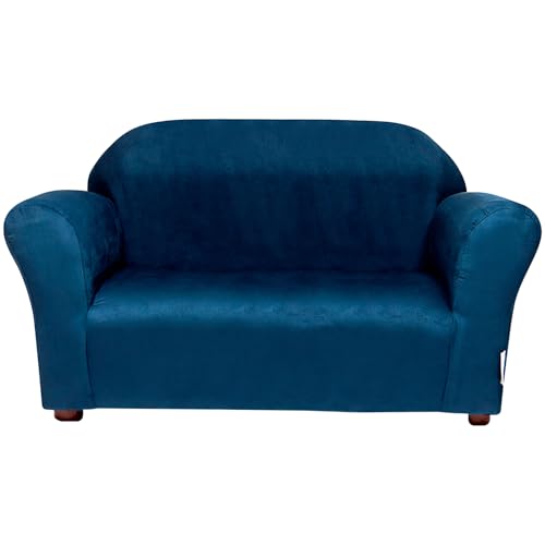Keet Roundy Children’s Sofa – Durable Wooden Frame, Soft Microsuede Upholstery, Ergonomic & Padded Seat, Comfortable Toddler Couch for Ages 2–5, Ideal for Bedrooms, Playrooms & Daycares.
