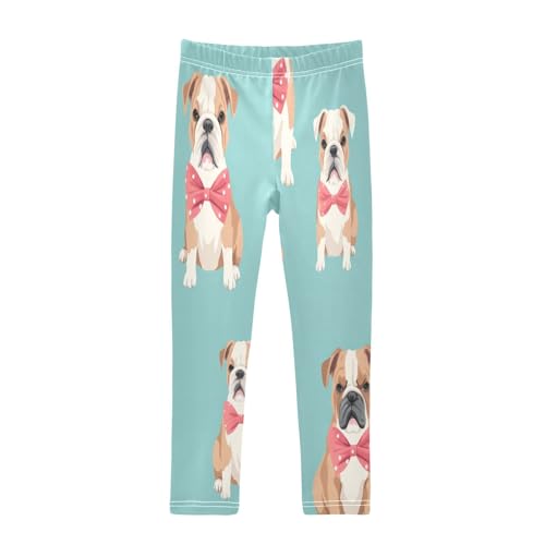 Toddler Girls Leggings Printed Yoga Pants Leggings Bow Dog for Kids