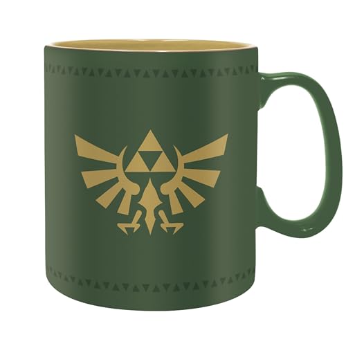 ABYSTYLE - THE LEGEND OF ZELDA Mug Insigne d'Hyrule Grand Contenant