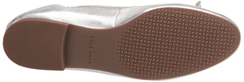 Cole Haan Women's Keira Ballet Flat, Silver, 8.5 #TOP3