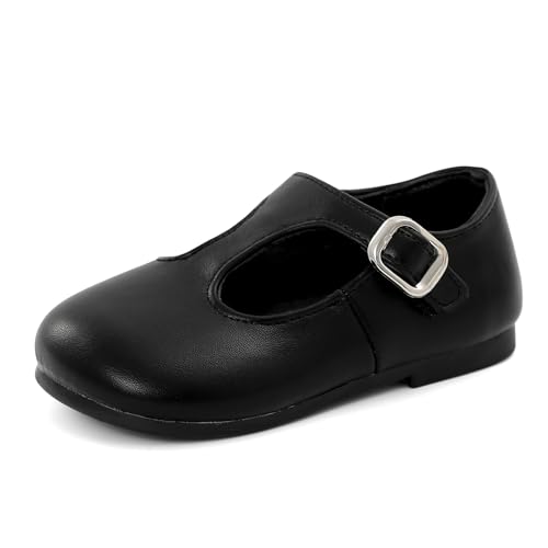 Cheerful Mario 1-5 años Bebe Niña Zapatos de Vestir Planos Bailarinas Negro 26 EU Cheerful Mario 1-5 años Bebe Niña Zapatos de Vestir Planos Bailarinas Negro 26 EU