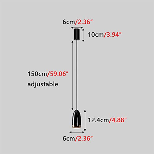 Lampe de chevet suspendue pour libérer l'espace de votre table de lit - 4