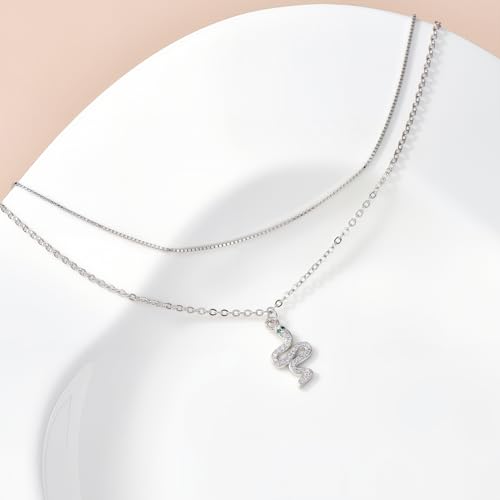 Image of CHIC & ARTSY 925 Sterling Silver Ankle Bracelets for Women, Adjustable Double Layer Chain Anklets, Minimalist Lightweight Foot Jewelry for Beach & Everyday Wear