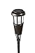 Newhouse Lighting TIKLED4-B Solar-Powered Flickering Flame Outdoor Island Torches, 4-Pack, Black