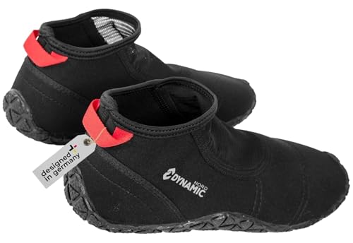 DynamicNord - Scarpe da Acqua in Neoprene, Scarpe da Bagno, Scarpe a Piedi Nudi (Nero, Sistema Taglie Calzature EU, Adulto, Uomo, Numero (Range), Media, 40, 41)
