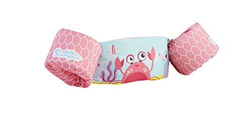 Stearns Original Puddle Jumper Kids Life Jacket | Life Vest For Children, Coral Fish, 30-50 Pounds & Original Puddle Jumper Kids Life Jacket | Deluxe Life Vest For Children, Pink Crab #TOP5
