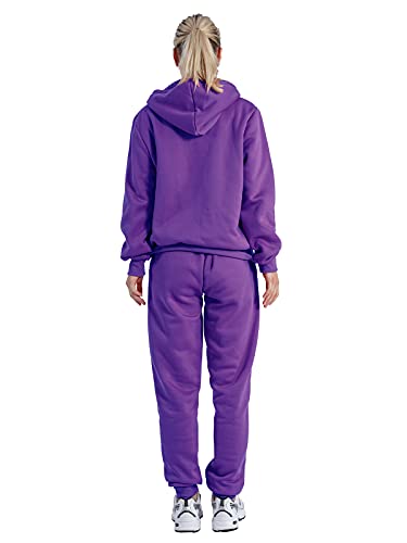 Image of TanBridge 2 Piece Outfits Women's Velour Sweatsuits Long Sleeve Zip Up Hoodie Sweatpants Tracksuits for Women
