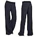 Jean large taille haute ample pour femme Pantalon Palazzo Pantalon élastique vintage décontracté confortable, Noir , L