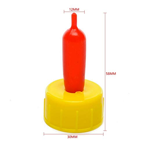 VIGAN 50PCS Sheep Lamb Drinker Nipple Bottle Soft Rubber Pacifier Feeding Equipment