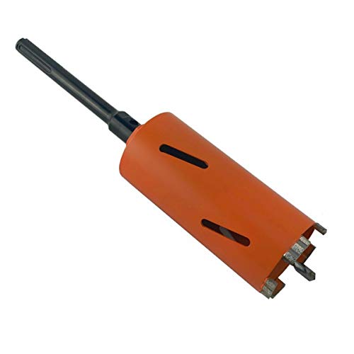 Diamantbohrkrone Kernbohrkrone Kernbohrer mit SDS MAX Aufnahme Nutzlänge 180 mm, Durchmesser 72 mm