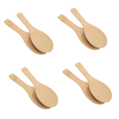 8 Pcs Rice Shovel Rice Paddle Reusable Rice Paddle Safe Rice Scooper Household Rice Spatula Compact Rice Spatula Wear-resistant Rice Spatula Wear-resistant Rice Spoon FUNOMOCYA