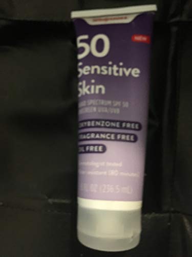 50 SENSITIVE SKIN BROAD SPECTRUM SPF 50 OIL FREE- FRAGRANCE FREE-OXBENZONE FREE 8 FL OZ