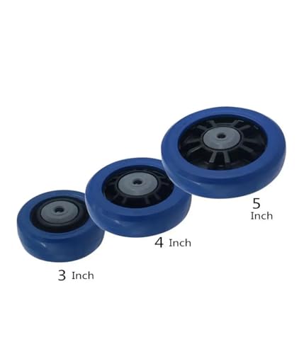 Roue en caoutchouc résistant de 4 pouces pour chariot moyen robuste - 6