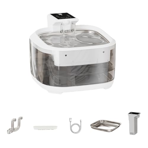 Fuente automática para gatos 4.5L con batería recargable USB