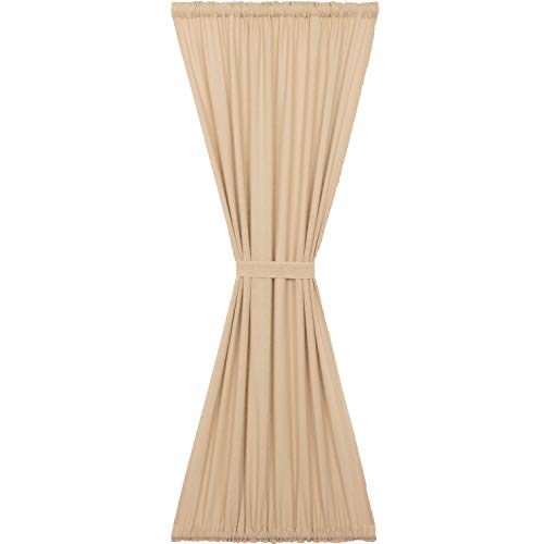 VHC-Brands-Farmhouse-72×40-Door-Panel-Tan-Rod-Pocket-Burlap-Window-Curtains VHC Brands Farmhouse 72×40 Door Panel Tan Rod Pocket Burlap Window Curtains