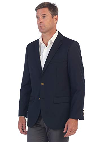 Gioberti Mens Formal Navy Blazer Jacket, Size 44 Regular