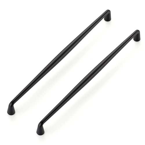 Image of Ravinte 30 Pack 10 Inch Matte Black Kitchen Cabinet Handles Solid Zinc Alloy Cabinet Pulls Cupboard Hardware Drawer Handles