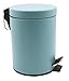 Pattumiera a Pedale Cestino Bagno, Diversi Colori a Scelta Pattumiera Acciaio Cestino Spazzatura Bidoncino Bagno 3L (Turchese)