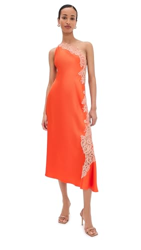 ALC Lou Dress Vivid Orange/Pale Blush 6