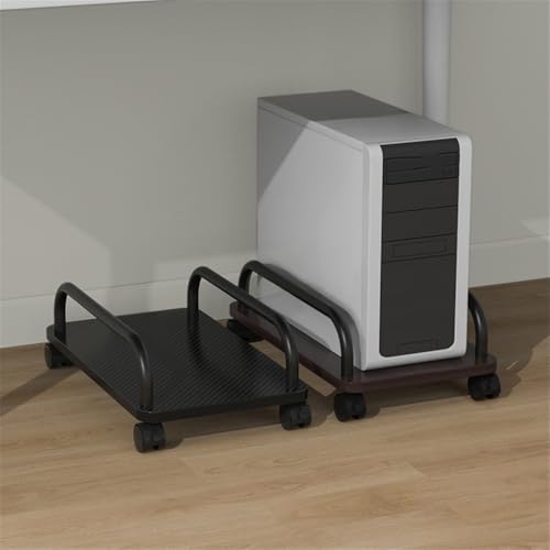 Soporte para CPU portátil con ruedas, base móvil para PC, color blanco miniatura 6