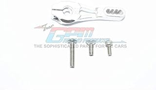 GPM for Traxxas TRX-4 Trail Defender Crawler Upgrade Parts Aluminum Servo Horn 25T (4 Positioning Holes) - 1Pc Set Silver