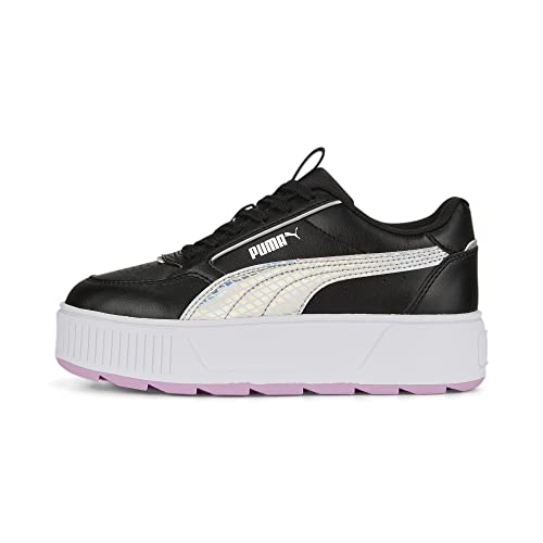 Image of PUMA Kids Girls Karmen Rebelle Platform Lace Up Sneakers Shoes Casual - White