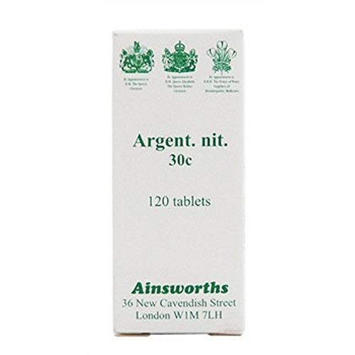 Ainsworths 30C Argent Nit Homoeopathic Remedy - Pack of 120 Tablets