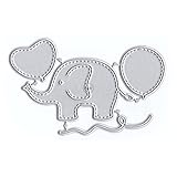 DzIxY Elephant Crab Metal Cutting Dies for Card Making Kit Embossing Paper Die Cuts Scrapbook Machine Stencils Storage Pockets Supplies