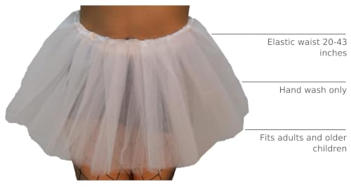 Image of XINXIYAN Tutu for Girls Womens Skirt 5 Layers Mardi Gras Outfit Halloween Costume Dress Party Favor