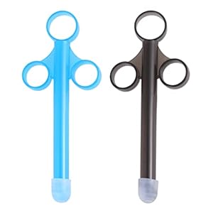 HEALLILY 2 Stks Lube Applicator Met Soepele Afgeronde Tip Dop Vaginale Seksuele Hulpmiddelen Voor Liefhebbers Vrouwen…