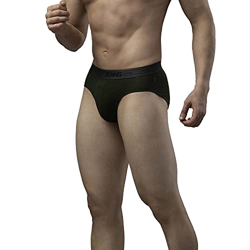 Image of Underjeans Men Cotton Blend Brief - Pack of 2