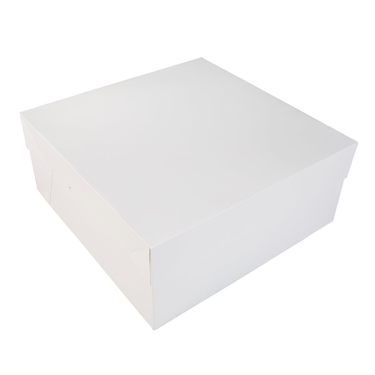 Scatola Per Torte, Bianca, 16,5x14x9,5cm  1 Scatola / 50 Confezioni   1 Pz 88532385