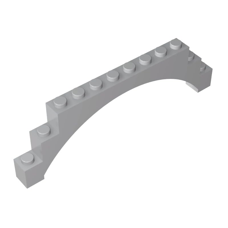 XYEIUGO 18838 Brick Arch 1x12x3 Raised Arch with 5 Cross Supports, 10 PCS — image 1