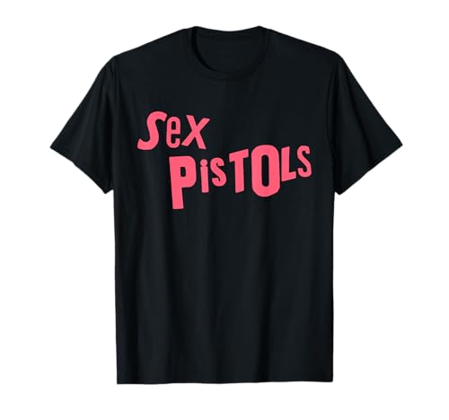 Logotipo oficial de Sex Pistols, color rosa Camiseta