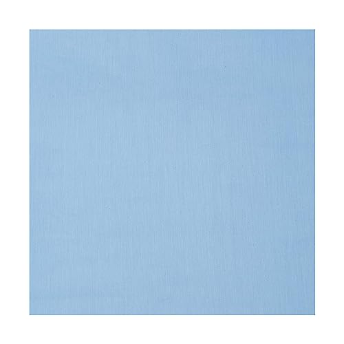 Image of Naksh Plain Bed Sheet Double Bed 210 TC with 2 Pillow Covers | 100% Pure Cotton | 210 TC | Soft & Breathable for Queen and Double Bed Use | Queen Size Bed Sheet | Sky Blue |