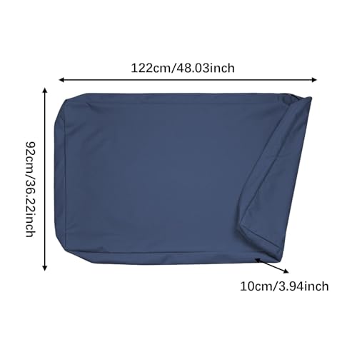 Colcolo Hundebettbezug Hundeschlafmatratze Schonbezug Kratzfestigkeit Wasserdicht Pflegeleicht Hundekistenmattenbezug Schutz, 122cmx92cmx10cm