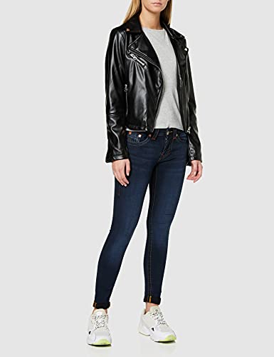 True Religion Women's Jennie Mid Rise Curvy Fit Skinny Ankle Jean2